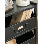 Block & Chisel black iron filing cabinet