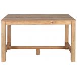 Block & Chisel rectangular reclaimed teak bar table