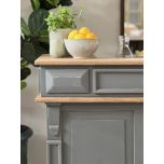 Sibley bar table in chimney sweep grey 