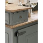 Sibley bar table in chimney sweep grey 