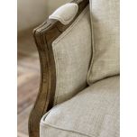 French style sofa with wooden frame