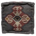 Block & Chisel square jute poufs