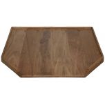 Block & Chisel solid weathered oak draining board