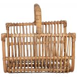 Block & Chisel croco rattan basket