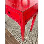 two drawer lacquered console 