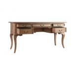 Block & Chisel solid antique weathered oak writing table