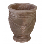 Block & Chisel brown terracotta pot