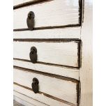Painted console with storage