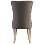 Block & Chisel grey linen upholstered dining chair
