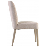 Block & Chisel beige cotton upholstered dining chair