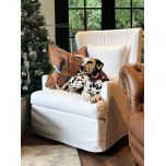 slipcover wingback chair
