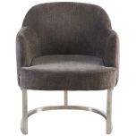 Block & Chisel grey upholstered occasional chair