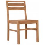 Block & Chisel teak wood dining chair