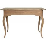 Block & Chisel solid railway oak writing table