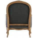 Block & Chisel charcoal upholstered lounge chair