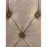 Deep buttoned headboard