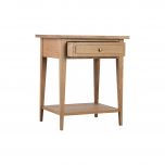 Block & Chisel solid weathered oak pedestal