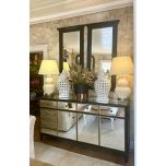 Block & Chisel mirrored 4 drawer/door sideboard