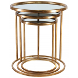 Block & Chisel round nesting side tables