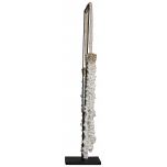 Block & Chisel shell necklace on metal stand