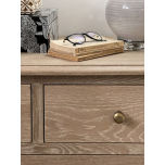Block & Chisel solid vintage oak 4 drawer chest