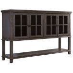 Block & Chisel linen upholstered dining chair with button tufted backrest