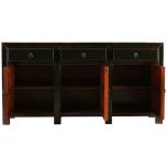 Block & Chisel black wooden sideboard
