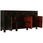 Block & Chisel black wooden sideboard