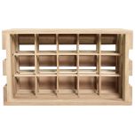 Block & Chisel 15 bottle wooden wine crate