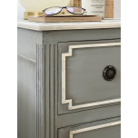 2 drawer painted bedside Château Collection 