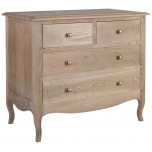 Block & Chisel solid vintage oak 4 drawer chest