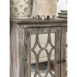 Block & Chisel sideboard with mirror paneling