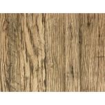 industrial style wood and metal desk