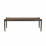 Block and chisel industrial style coffee table 