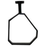 Block & Chisel raw nickel abstract antique brass bottle cutout