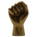 Block & Chisel antique brass fisted hand