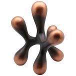 Block & Chisel two-tone bronze abstract sculpture