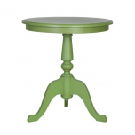 Block & Chisel round green lamp table