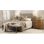 block and chisel deep buttoned bedend