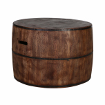 round mango wood coffee table