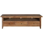 Block & Chisel rectangular recycled elm tv stand