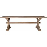 Block & Chisel rectangular recycled elm dining table
