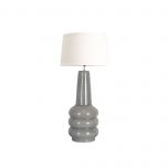 Ceramic grey lamp base 