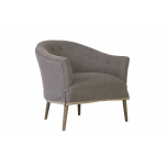 Block & Chisel upholstered button tufted tub chair