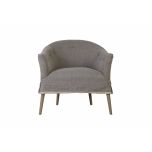 Block & Chisel upholstered button tufted tub chair