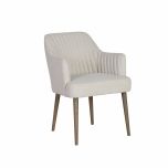 upholstered carver chair in velvet