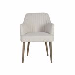 upholstered carver chair in velvet