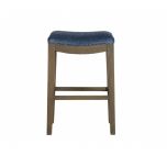 modern counter stool upholstered seat with oak legs