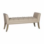 deep buttoned bedend with sides