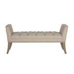 deep buttoned bedend with sides